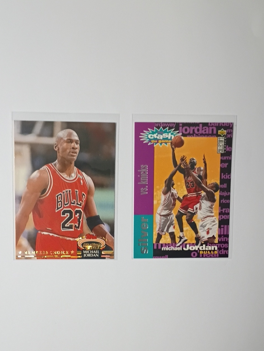 Michael Jordan Basketball Trading Cards - Red Jersey Set